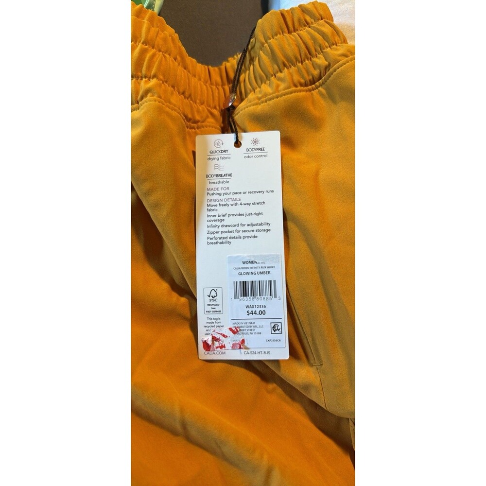 CALIA (XL)Women's Mid Rise Infinity Run ShortHighlights - Picture 4 of 7